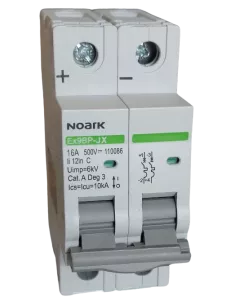 Disjoncteur miniature Ex9BPJX 2P C 16A NOARK