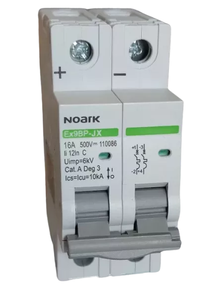 Disjoncteur miniature Ex9BPJX 2P C 16A NOARK