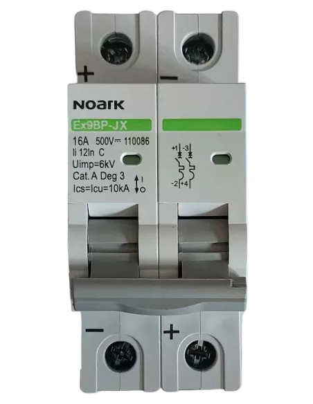 Disjoncteur miniature Ex9BPJX 2P C 16A NOARK