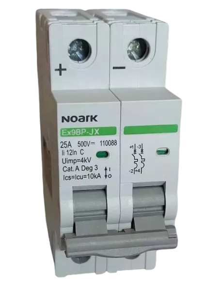 Disjoncteur miniature Ex9BPJX 2P C 25A NOARK