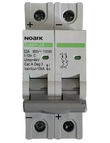 Disjoncteur miniature Ex9BPJX 2P C 32A NOARK