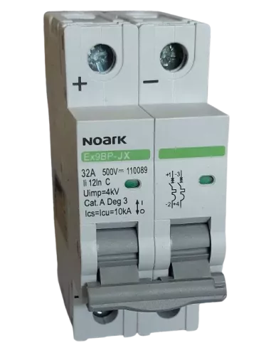 Disjoncteur miniature Ex9BPJX 2P C 32A NOARK