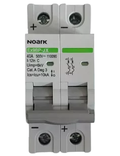 Disjoncteur miniature Ex9BPJX 2P C 40A NOARK 2