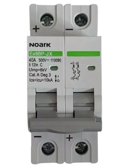 Disjoncteur miniature Ex9BPJX 2P C 40A NOARK