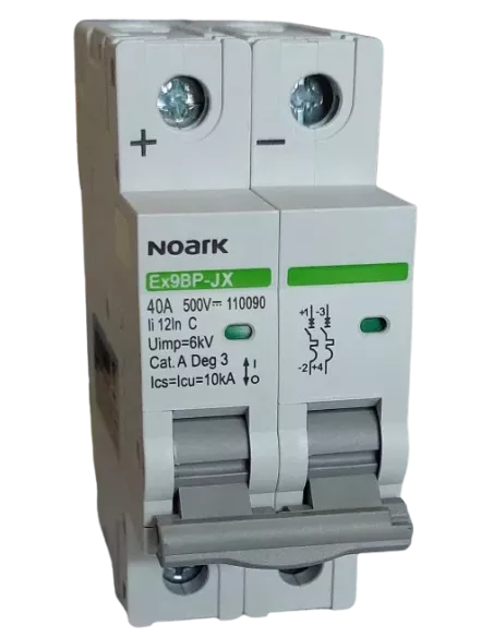 Disjoncteur miniature Ex9BPJX 2P C 40A NOARK