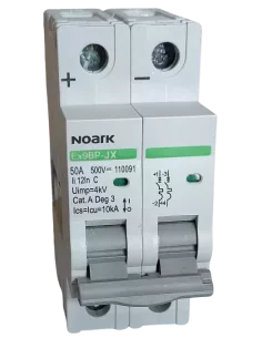 Disjoncteur miniature Ex9BPJX 2P C 50A NOARK