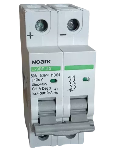 Disjoncteur miniature Ex9BPJX 2P C 50A NOARK