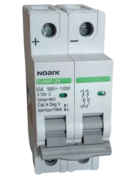 Disjoncteur miniature Ex9BPJX 2P C 50A NOARK