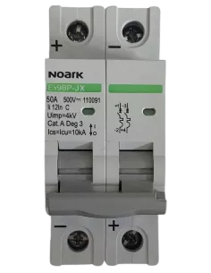 Disjoncteur miniature Ex9BPJX 2P C 50A NOARK 2