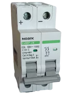 Disjoncteur miniature Ex9BPJX 2P C 63 A NOARK