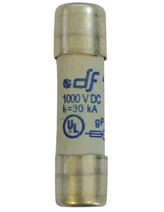 Fusible cylindrique 10x38 gPV 10 A pour installation photovoltaïque 2