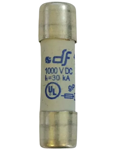 Fusible cylindrique 10x38 gPV 10 A pour installation photovoltaïque