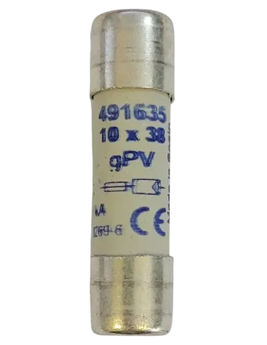 Fusible cylindrique 10x38 gPV 20 A pour installation photovoltaïque
