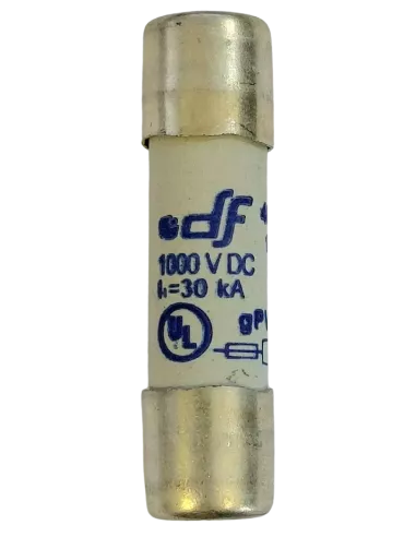 Fusible cylindrique 10X38 gPV 8A pour installation photovoltaïque