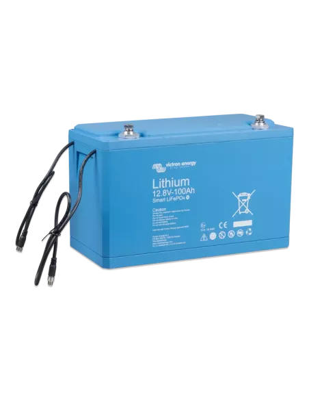 Batterie VICTRON Lithium LiFeP04 12,8V 100Ah Smart 3/4 face