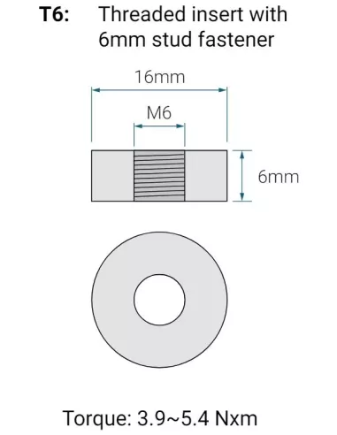 Bornes de la Batterie Power Sonic PS-12400 12V 40Ah