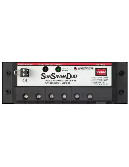 Limiteur répartiteur de charge solaire MORNINGSTAR SUNSAVER DUO