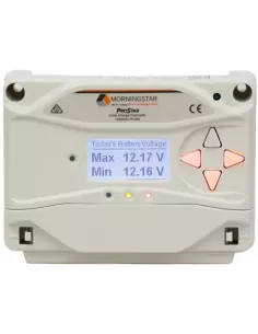 Régulateur de charge solaire 12 V / 24 V 30 A PROSTAR PS-30M MORNINGSTAR avec écran LCD