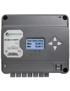 Régulateur de charge solaire ECOBOOST EB-MPPT-20M MORNINGSTAR avec écran LCD