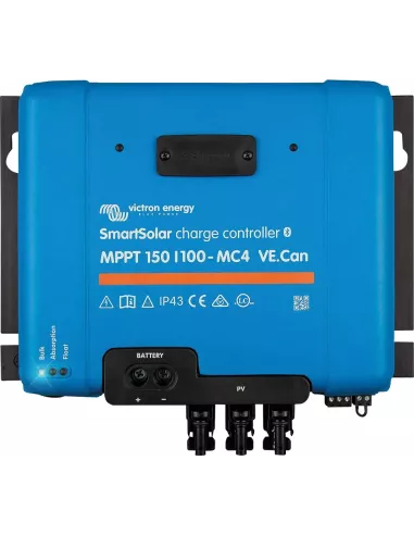 Régulateur de charge solaire Victron SmartSolar MPPT 150/100-MC4 VE.Can 1