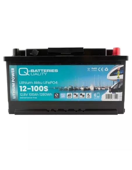 Batterie Lithium Q-Batteries 12-100S 12,8V 100Ah avec chauffage intégré (2détail)