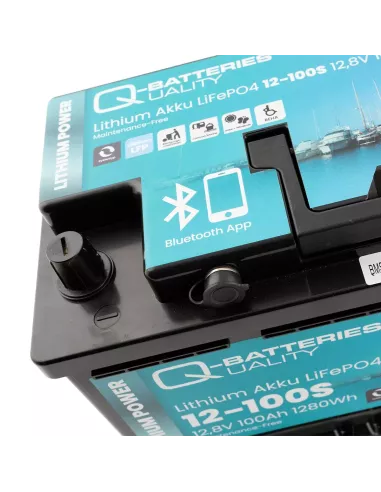 Batterie Lithium Q-Batteries 12-100S 12,8V 100Ah avec chauffage intégré (4détail)