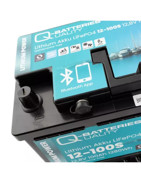 Batterie Lithium Q-Batteries 12-100S 12,8V 100Ah avec chauffage intégré (4détail)