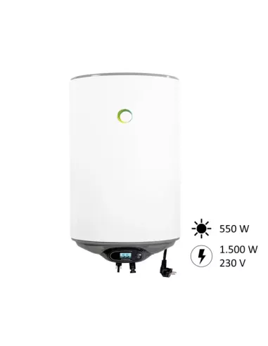 Kit solaire 1000 W avec chauffe-eau 80L FOTHERMO HYBRIDE (schéma 2PV)