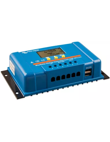 Régulateur solaire Bluesolar PWM LCD USB 48 V 10 A VICTRON