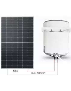 Kit solaire 425 W, Ballon 30L FOTHERMO sans alimentation 230Vac 2
