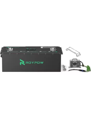 Kit batterie lithium + chargeur pour voiture de golf Roypow S572105P 72V 100Ah