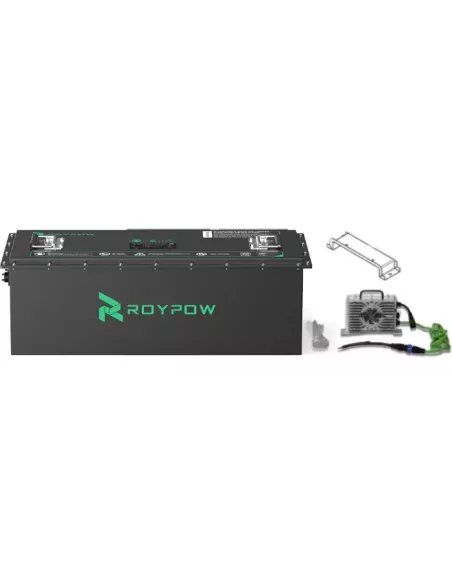 Kit batterie lithium + chargeur pour voiture de golf Roypow S572105P 72V 100Ah