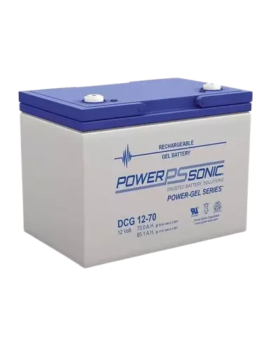 Batterie Power Sonic Gel DCG12-70 12V  70Ah