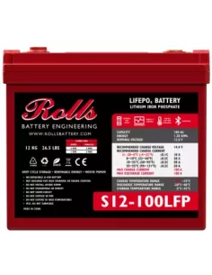 Batterie Rolls S12-100LFP