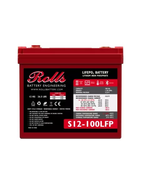 Batterie Rolls S12-100LFP