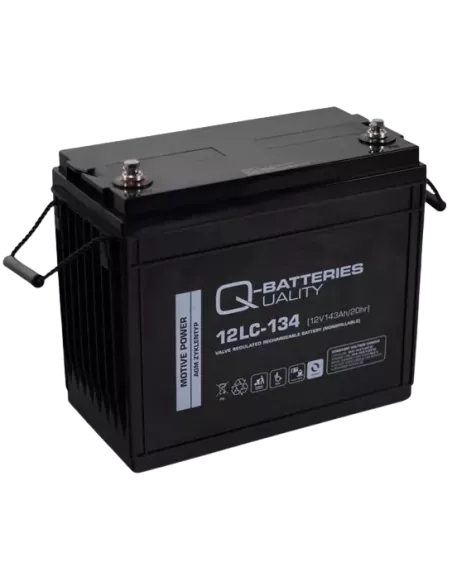 Batterie AGM 12LC-134 Q-BATTERIES 12V 134Ah