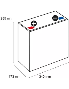 Batterie AGM 12LC-134 Q-BATTERIES 12V 134Ah 2