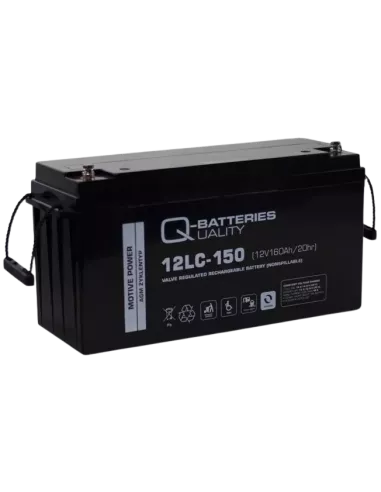 Batterie AGM 12LC-150 12V 160Ah Q-BATTERIES
