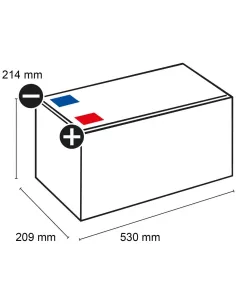 Batterie AGM 12LC-180 12V 193Ah Q-BATTERIES 2