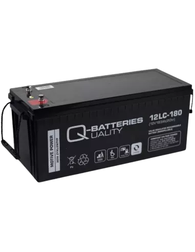 Batterie AGM 12LC-180 12V 193Ah Q-BATTERIES