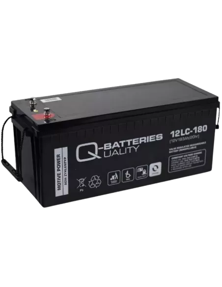 Batterie AGM 12LC-180 12V 193Ah Q-BATTERIES