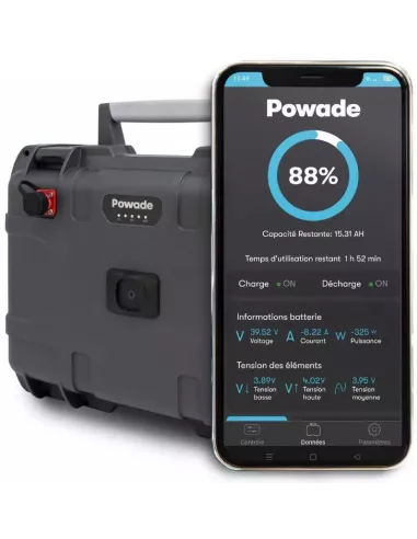 BATTERIE POWADE MAX 12V-1600