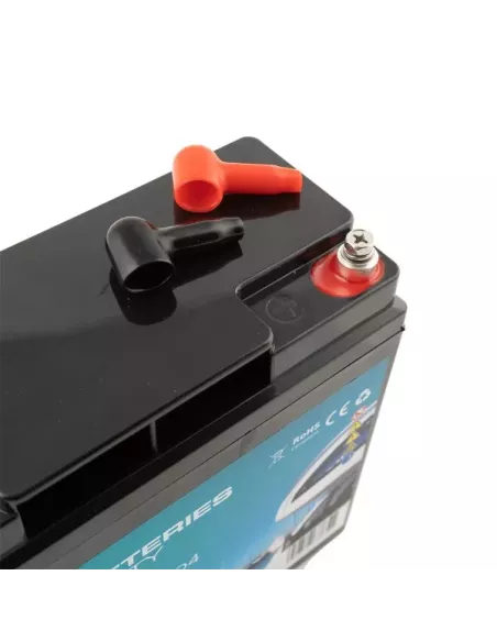 Batterie Lithium Q-Batteries Akku LifePO4 12-24 12,8V 24Ah