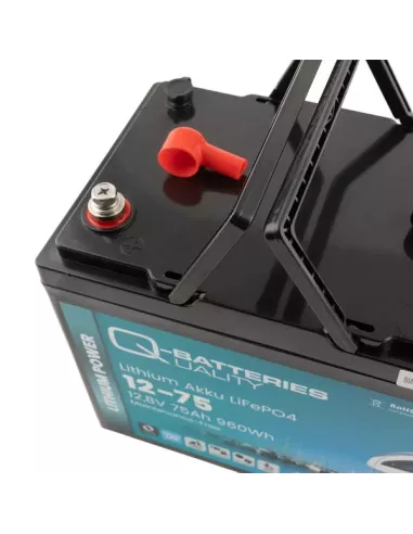Batterie Lithium Q-Batteries Akku LifePO4 12-75 12,8V 75Ah avec Bluetooth
