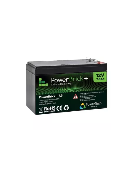 Batterie Lithium PowerBrick 12V 7.5Ah 96Wh