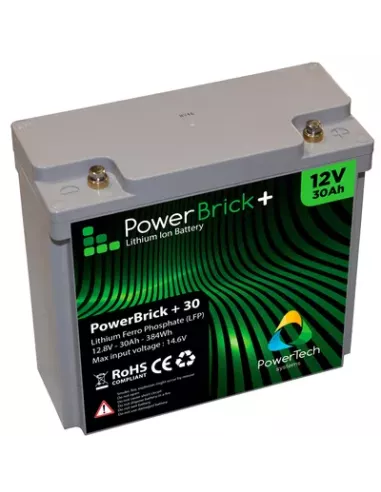 Batterie Lithium PowerBrick 12V 30Ah 384Wh