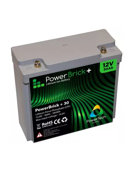 Batterie Lithium PowerBrick 12V 30Ah 384Wh