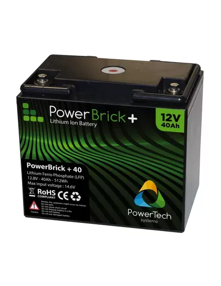 Batterie Lithium PowerBrick 12V 40Ah 512Wh