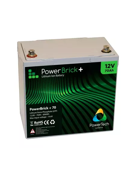 Batterie Lithium PowerBrick 12V 70Ah 896Wh