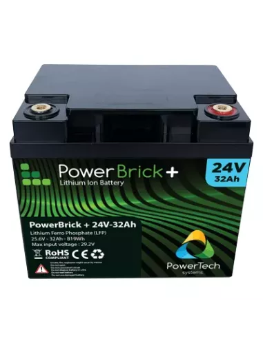 Batterie Lithium PowerBrick 24V 32Ah 819Wh